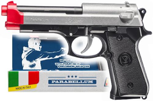 PISTOLA PARABELLUM SILVER CAL. 6 mm.