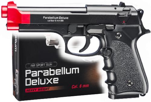 PISTOLA AIR SOFT PARABELLUM DELUXE CAL. 6 mm.