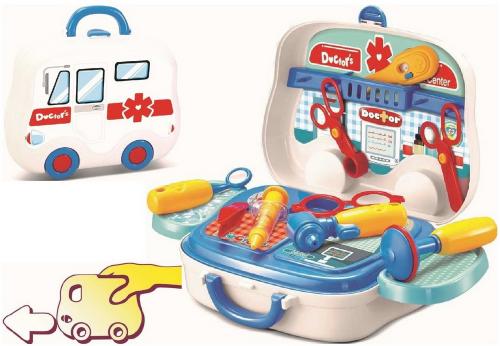 SET LITTLE DOCTOR - VALIGETTA CON RUOTE